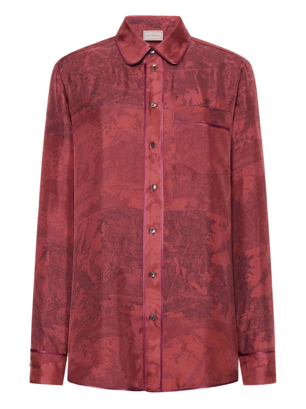 Pierre-Louis Mascia long-sleeve shirt - Rosa