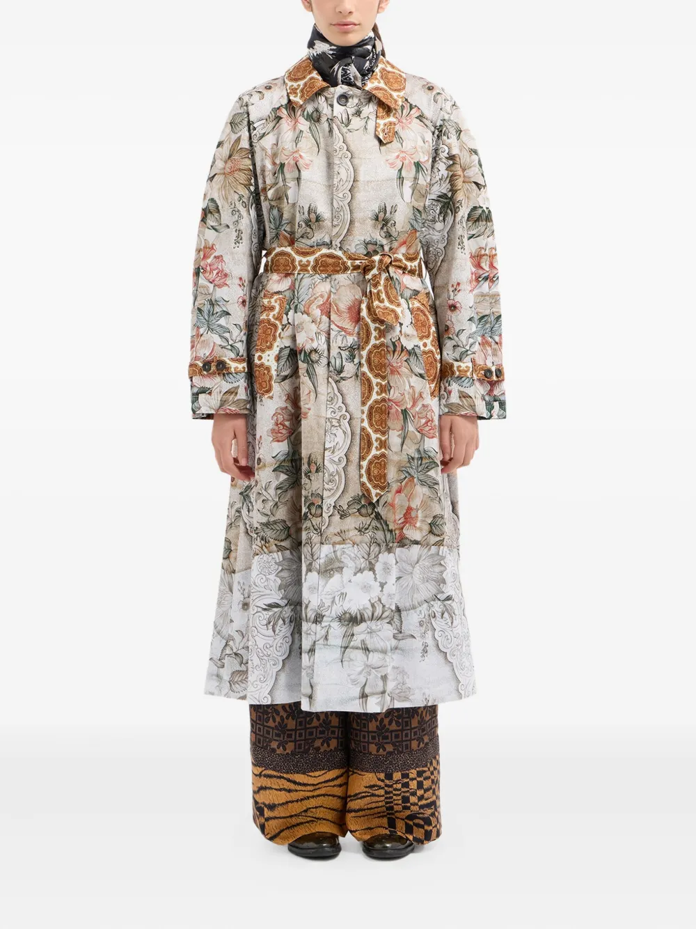 Pierre-Louis Mascia floral-print coat | Trench Coats  | Image 2