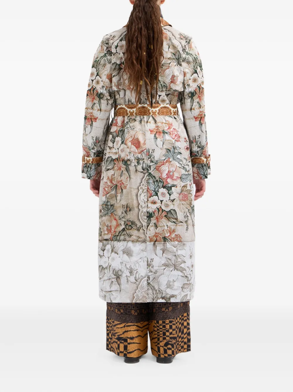 Pierre-louis Mascia Floral-print Coat In Multi