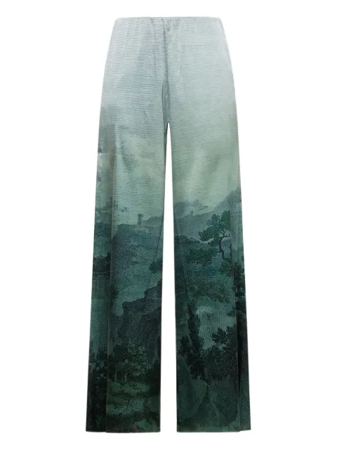 Pierre-Louis Mascia landscape-print trousers