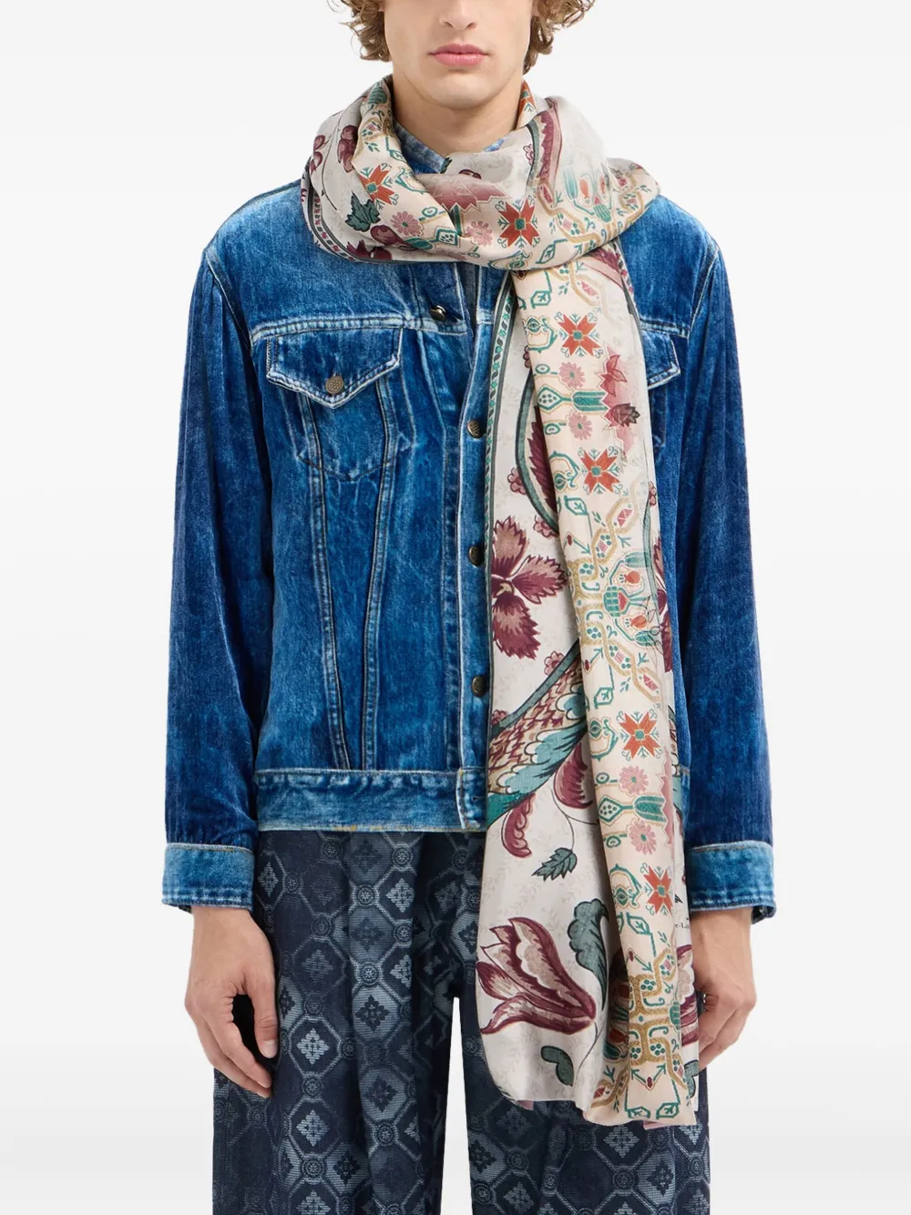 Pierre-Louis Mascia Aloe sjaal Beige