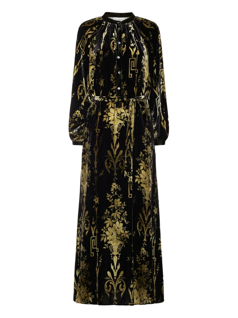 Pierre-louis Mascia Flower-pattern Maxi Dress In Multi