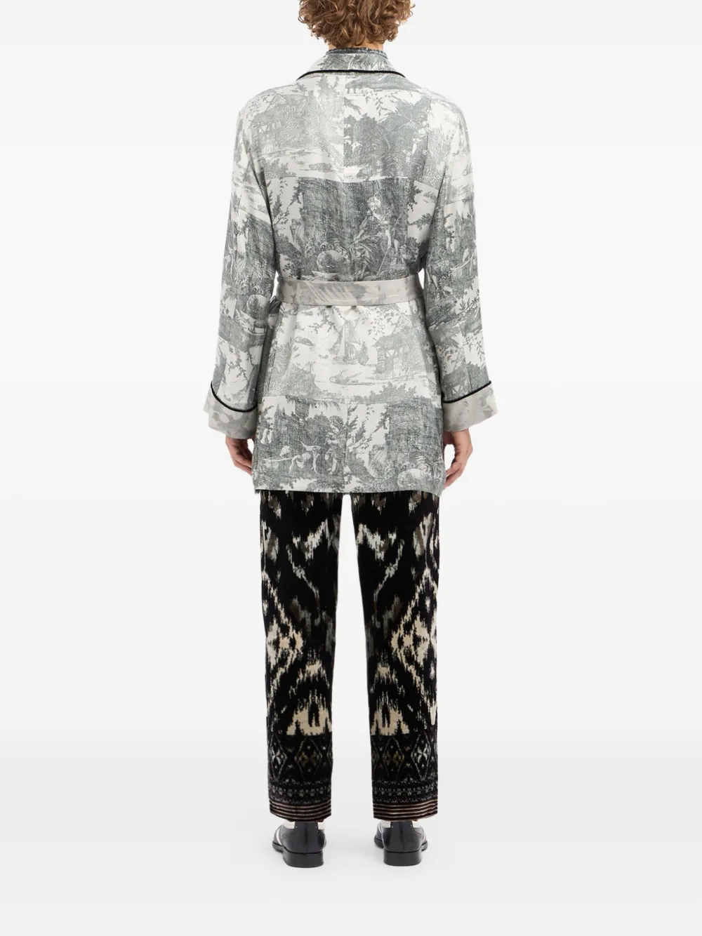 Pierre-louis Mascia Aloegum Robe In Gray