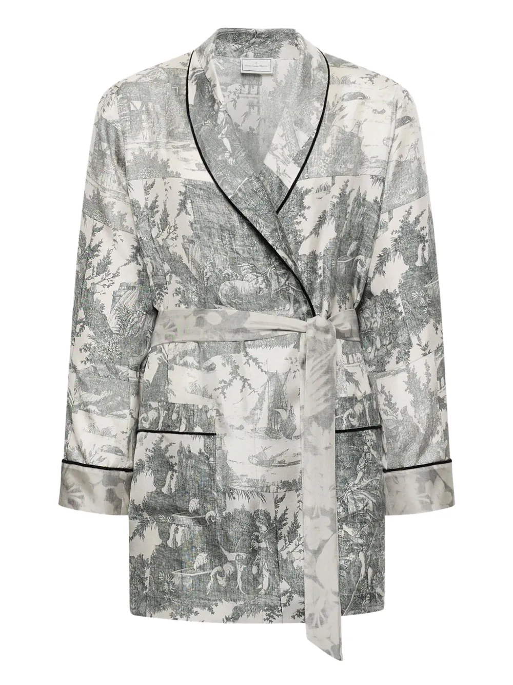 Pierre-Louis Mascia Aloegum robe | Grey | Image 1