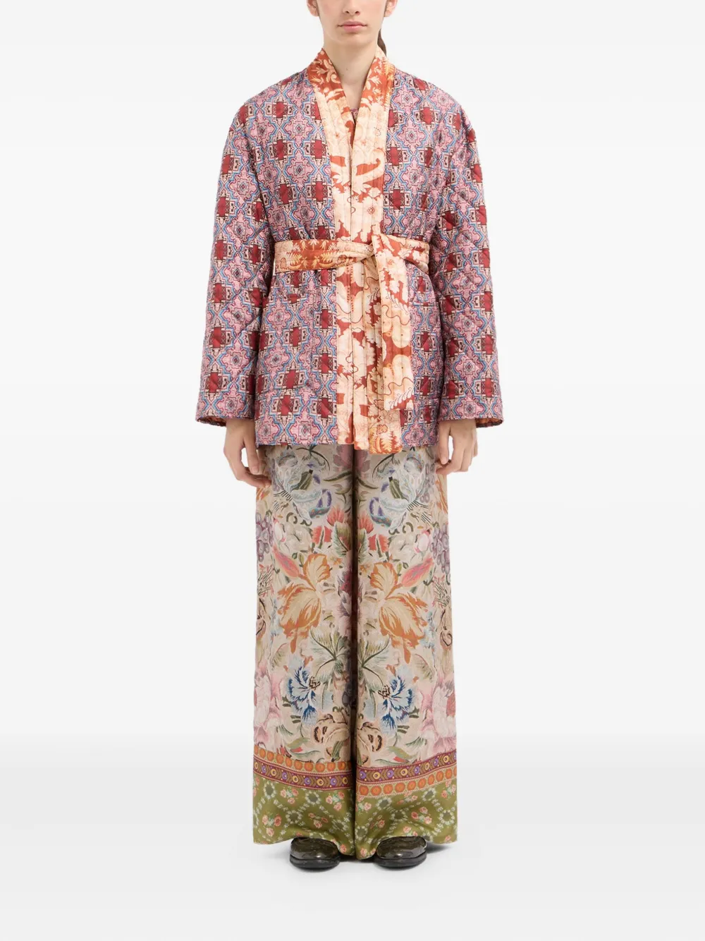 Pierre-Louis Mascia quilted patterned coat | Down Coats | Image 2