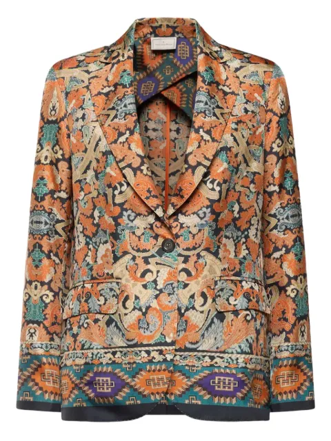 Pierre-Louis Mascia blazer con botones y estampado de cachemira