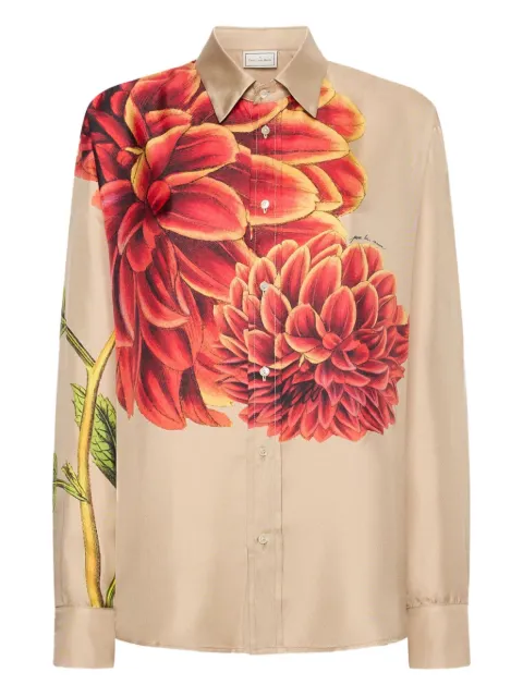 Pierre-Louis Mascia camisa de seda Dahlia