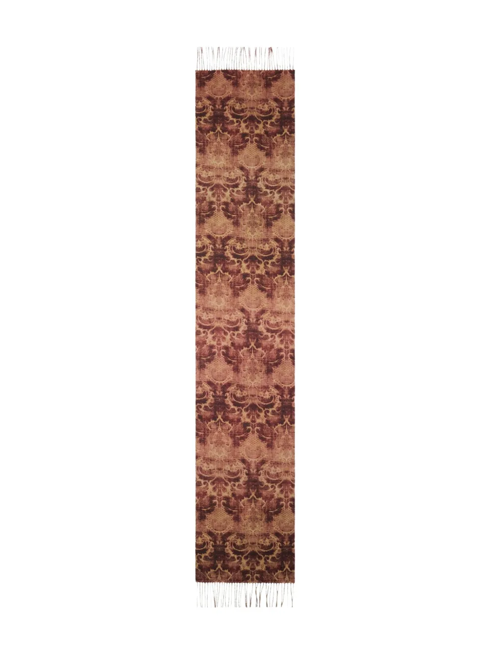 Pierre-louis Mascia Geometric-pattern Fringed Scarf In Multi