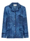 Pierre-Louis Mascia landscape-print shirt - Blue
