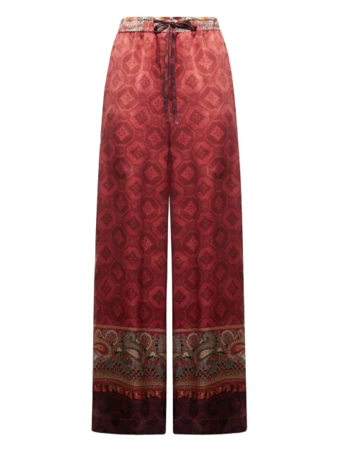 Pierre-Louis Mascia geometric-pattern trousers