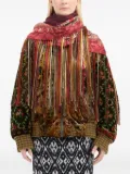 Pierre-Louis Mascia paisley-pattern fringed scarf - Brown