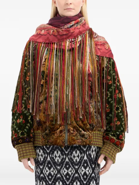 Pierre-Louis Mascia paisley-pattern fringed scarf