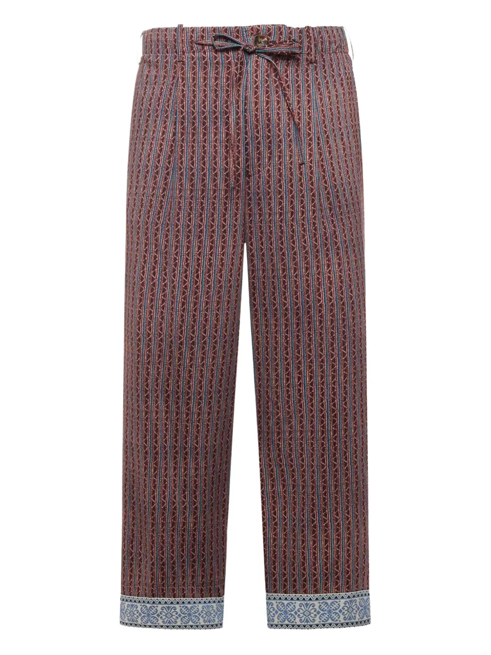 Pierre-louis Mascia Drawstring-waist Trousers In Red