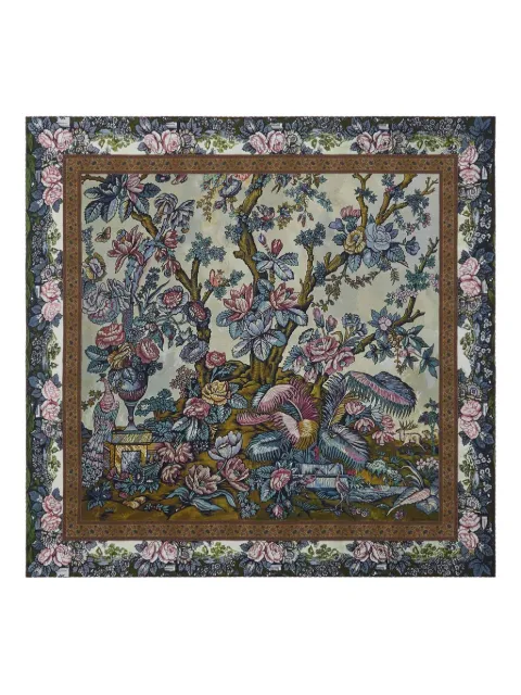 Pierre-Louis Mascia bufanda con motivo floral