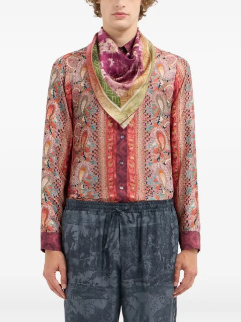 Pierre-Louis Mascia abstract-print silk scarf