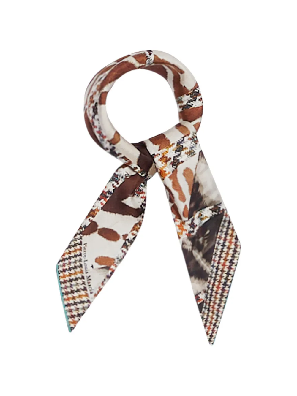  Pierre-louis Mascia Patterned Square Scarf - Brown 