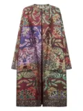 Pierre-Louis Mascia all-over pattern coat - Red