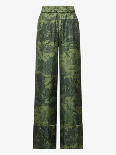 Pierre-Louis Mascia landscape-pattern trousers