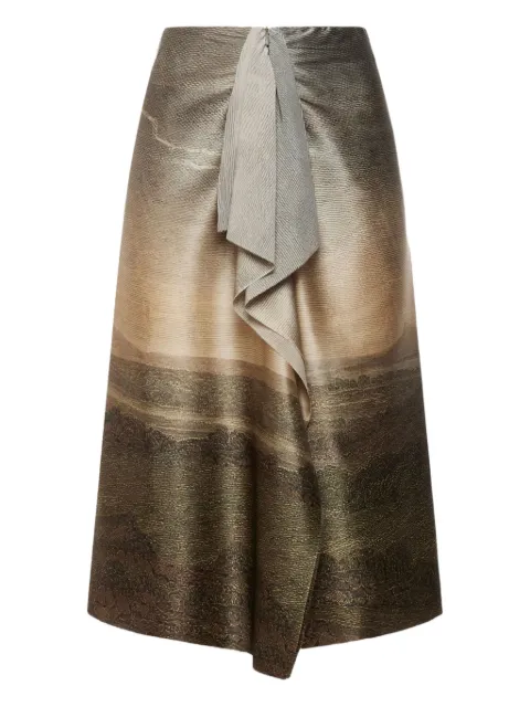 Pierre-Louis Mascia ruffle-detail midi skirt