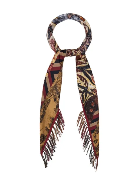Pierre-Louis Mascia geometric-pattern fringed-edges scarf