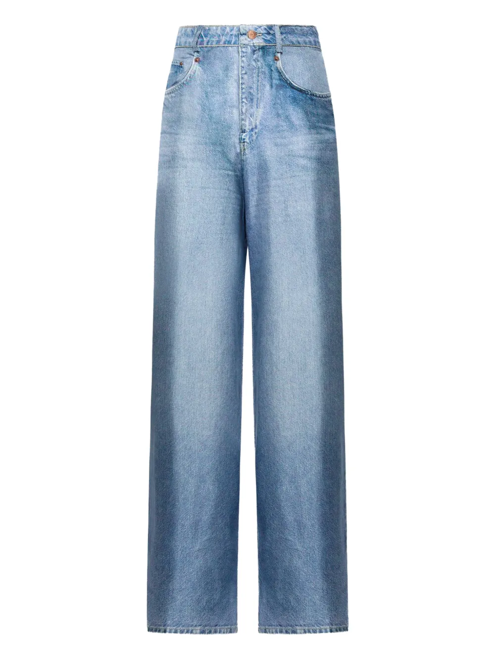 Pierre-louis Mascia Silk Trousers In Blue