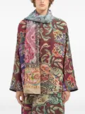 Pierre-Louis Mascia floral-pattern scarf - Black