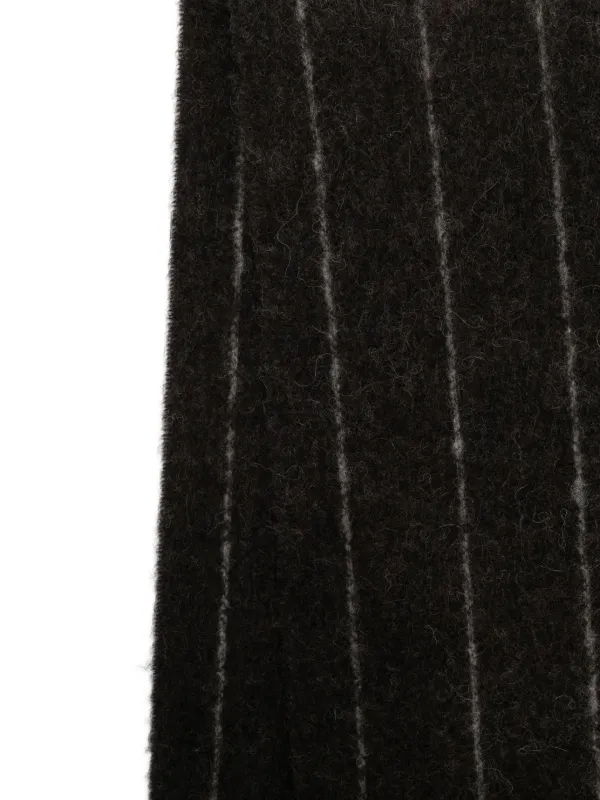 OUR LEGACY ストライプ フリンジ スカーフ | ブラウン | FARFETCH JP