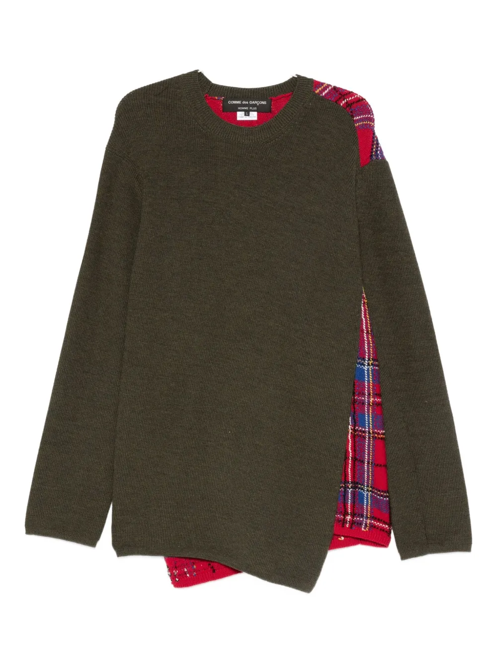 Comme des Garçons Homme Plus wool sweater - グリーン Comme des Garçons Homme Plus wool sweater - グリーン