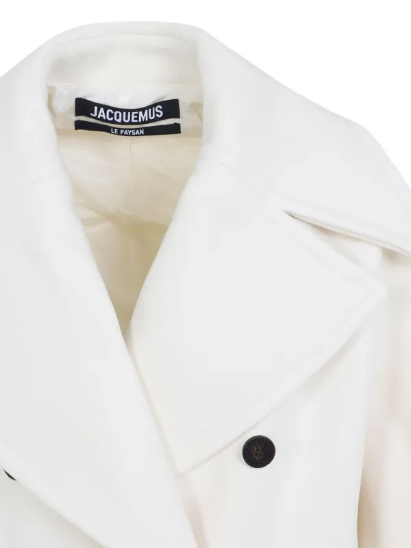 Jacquemus ダブルコート | ホワイト | FARFETCH JP Jacquemus ダブルコート | ホワイト | FARFETCH JP