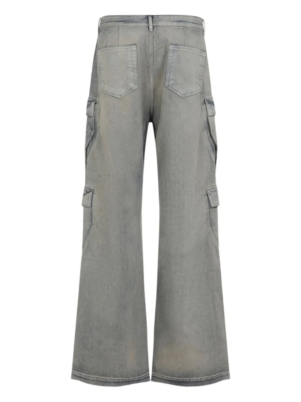 Rick Owens DRKSHDW cargo-pockets straight-leg jeans - グレー Rick Owens DRKSHDW cargo-pockets straight-leg jeans - グレー