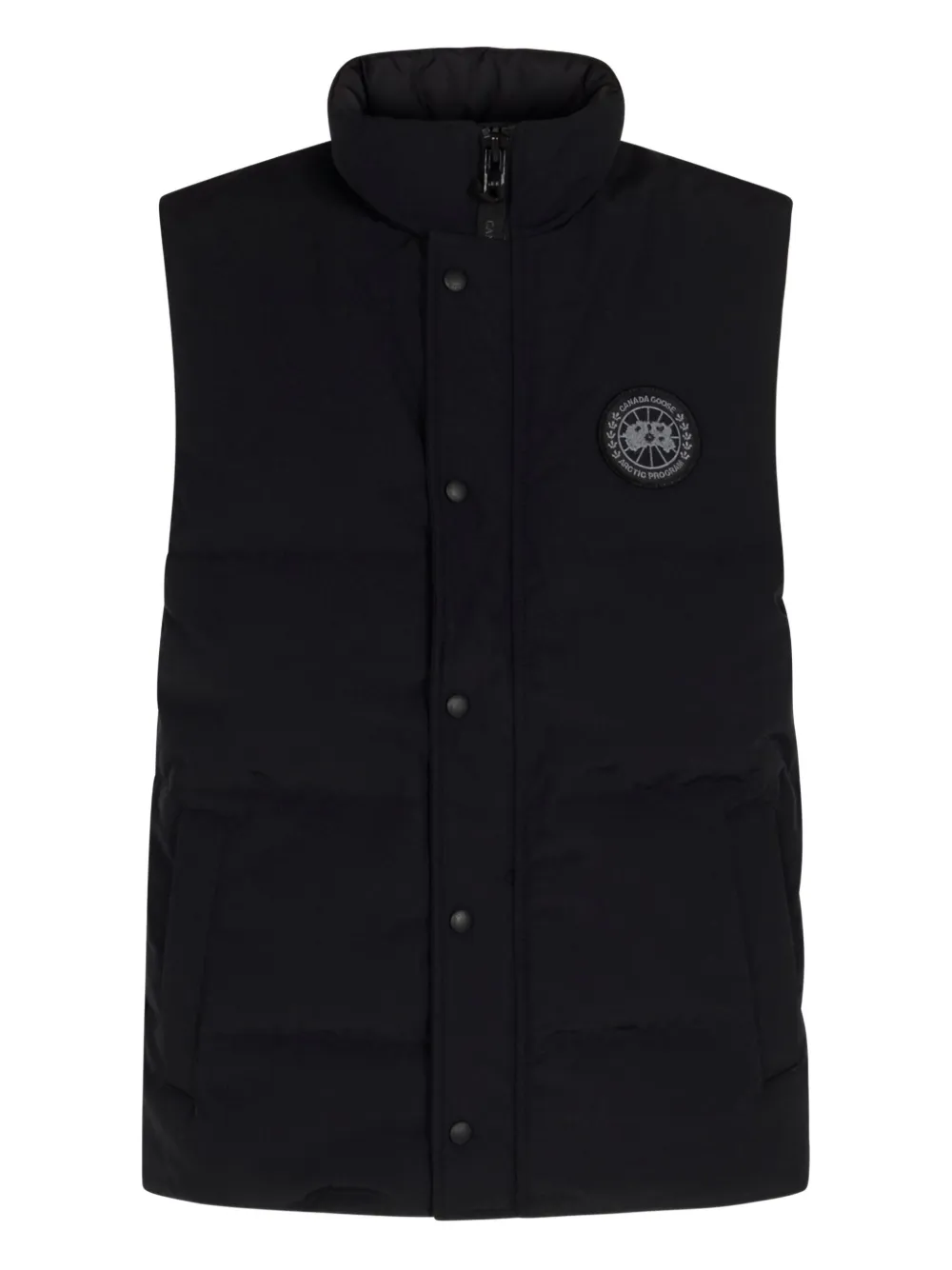 Canada Goose cotton-blend mock-neck vest | Black | Image 1
