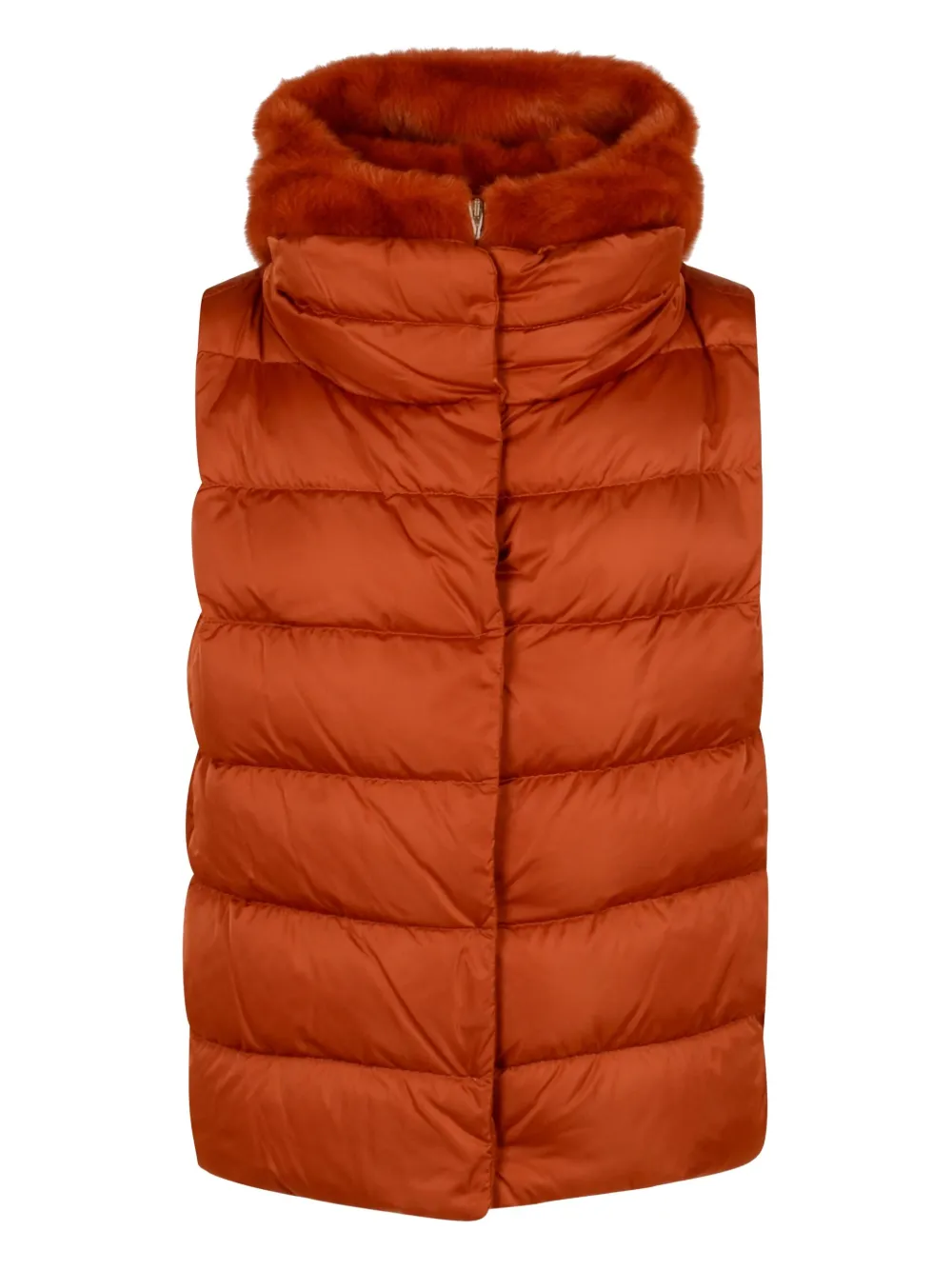 Herno quilted gilet - オレンジ Herno quilted gilet - オレンジ