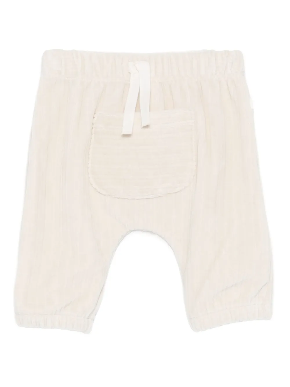 LARANJINHA ribbed-pocket trousers | Neutrals | Image 1