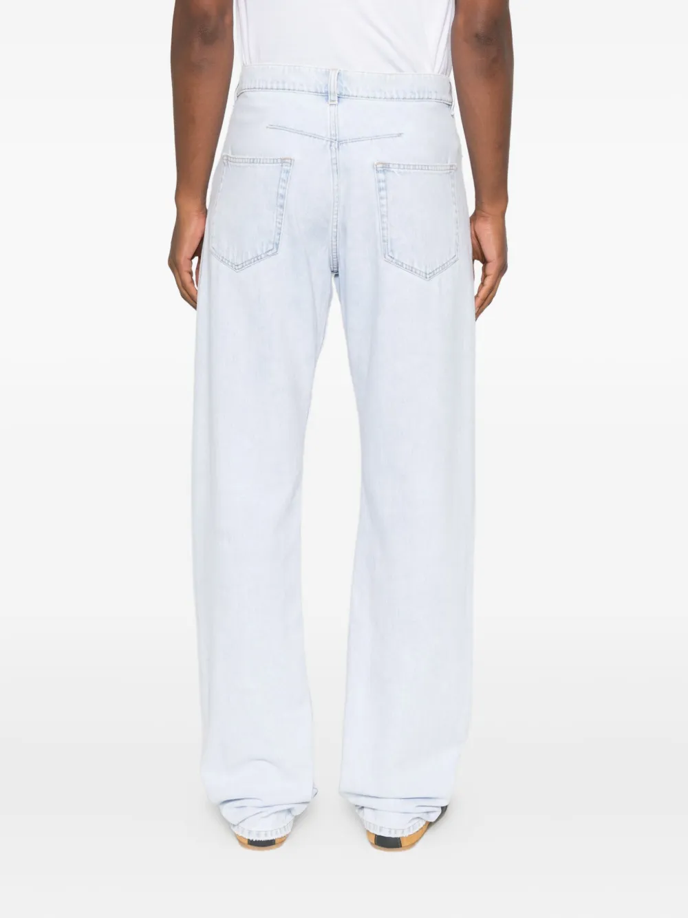 Lanvin Jeans met logopatch Blauw