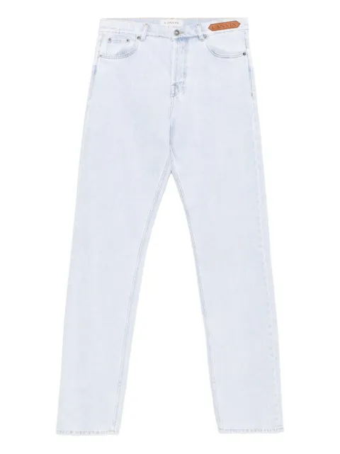 Lanvin jeans con parche del logo