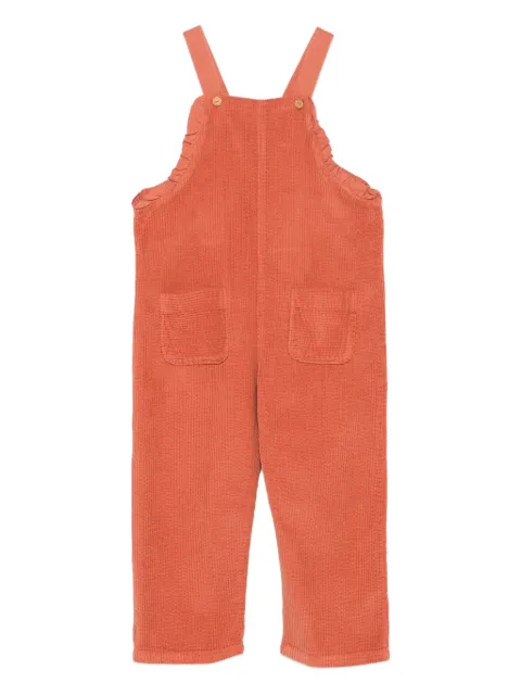 LARANJINHA ruffled-corduroy jumpsuit