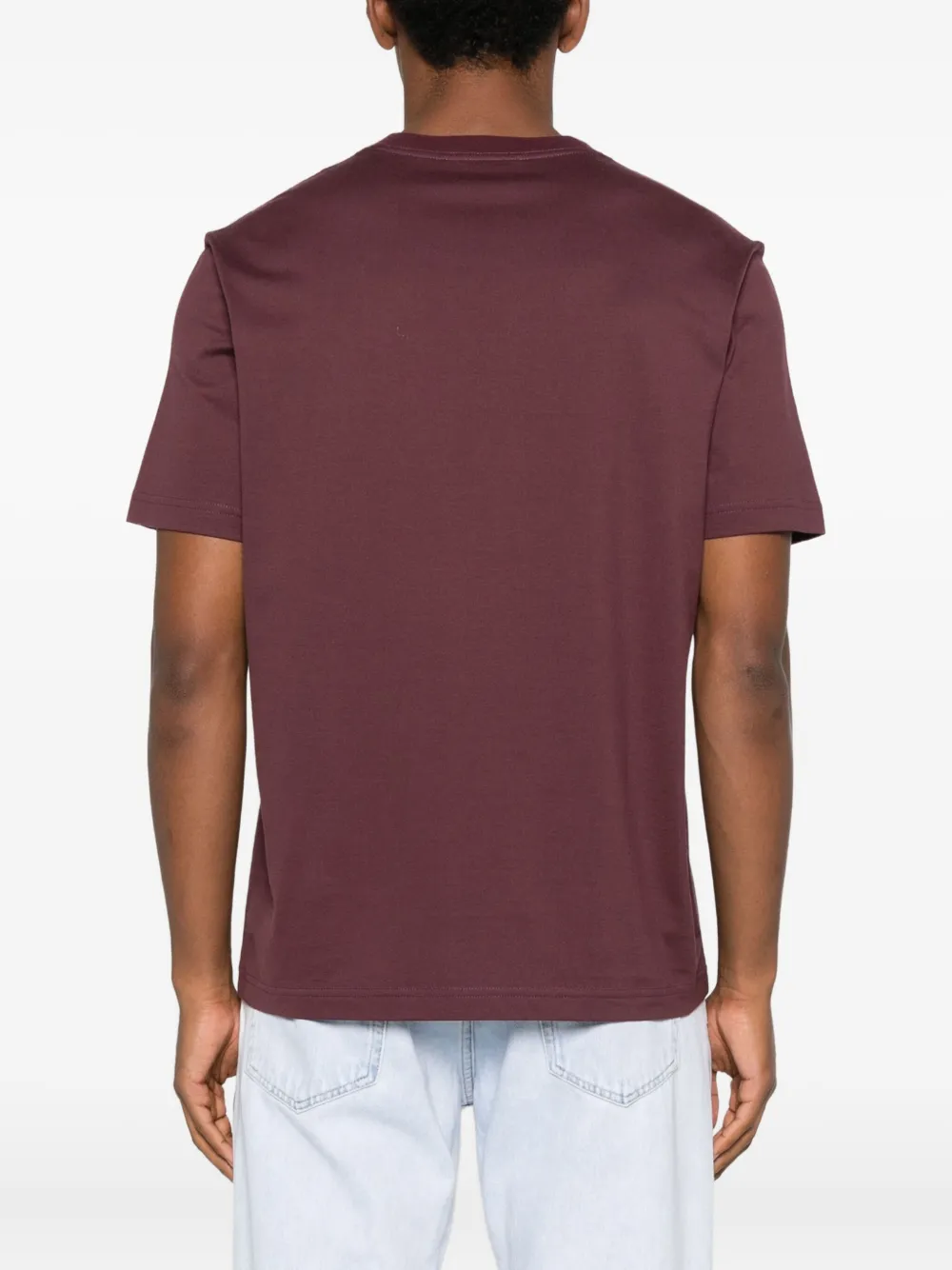 Lanvin T-shirt met geborduurd logo Rood