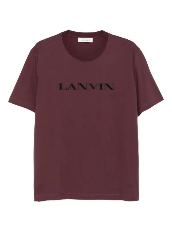 Lanvin Logo-embroidered T-shirt