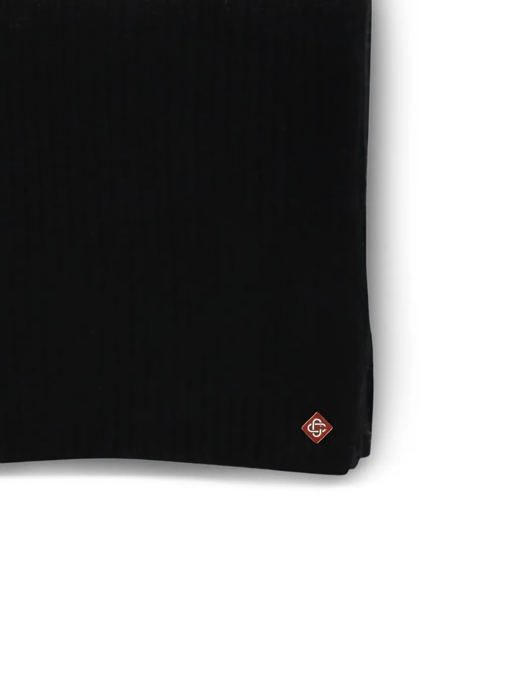 Casablanca ribbed logo scarf | Women | Image 2