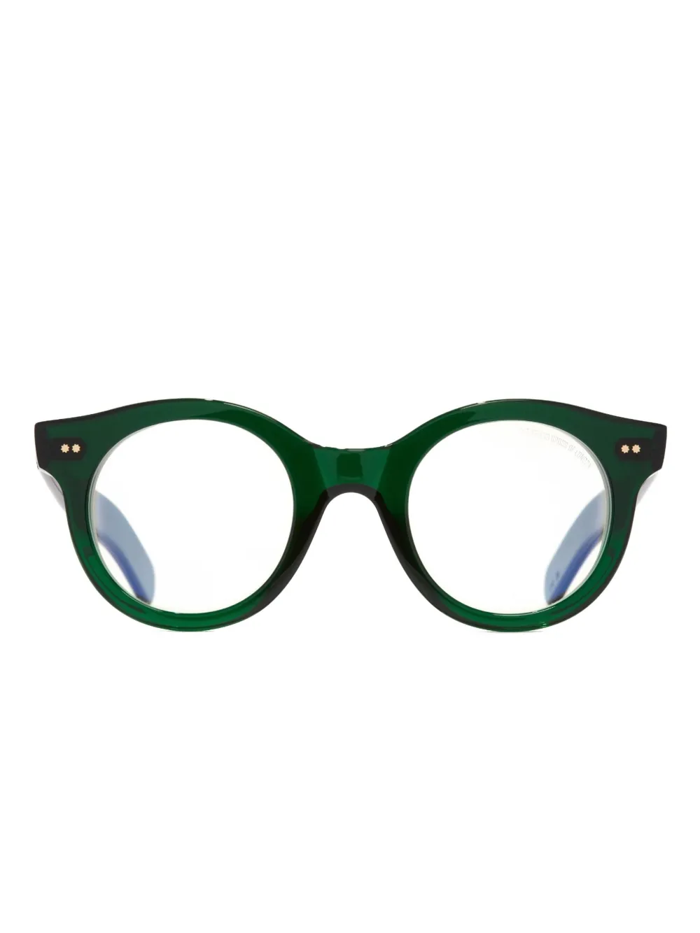 Cutler And Gross Round-frame Glasses In Green