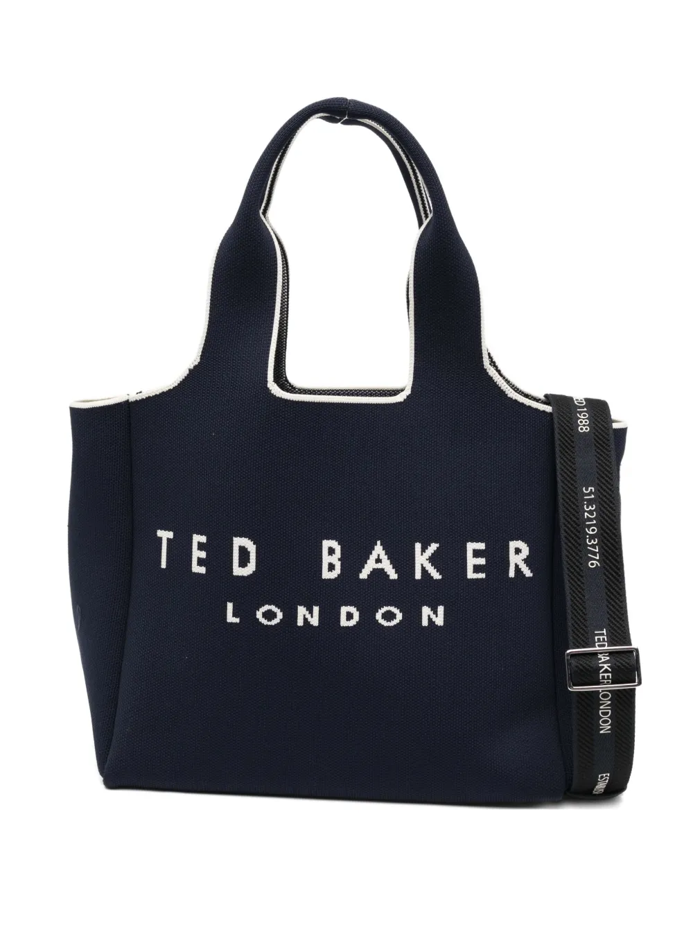 Ted Baker logo-embroidered tote bag - Blu