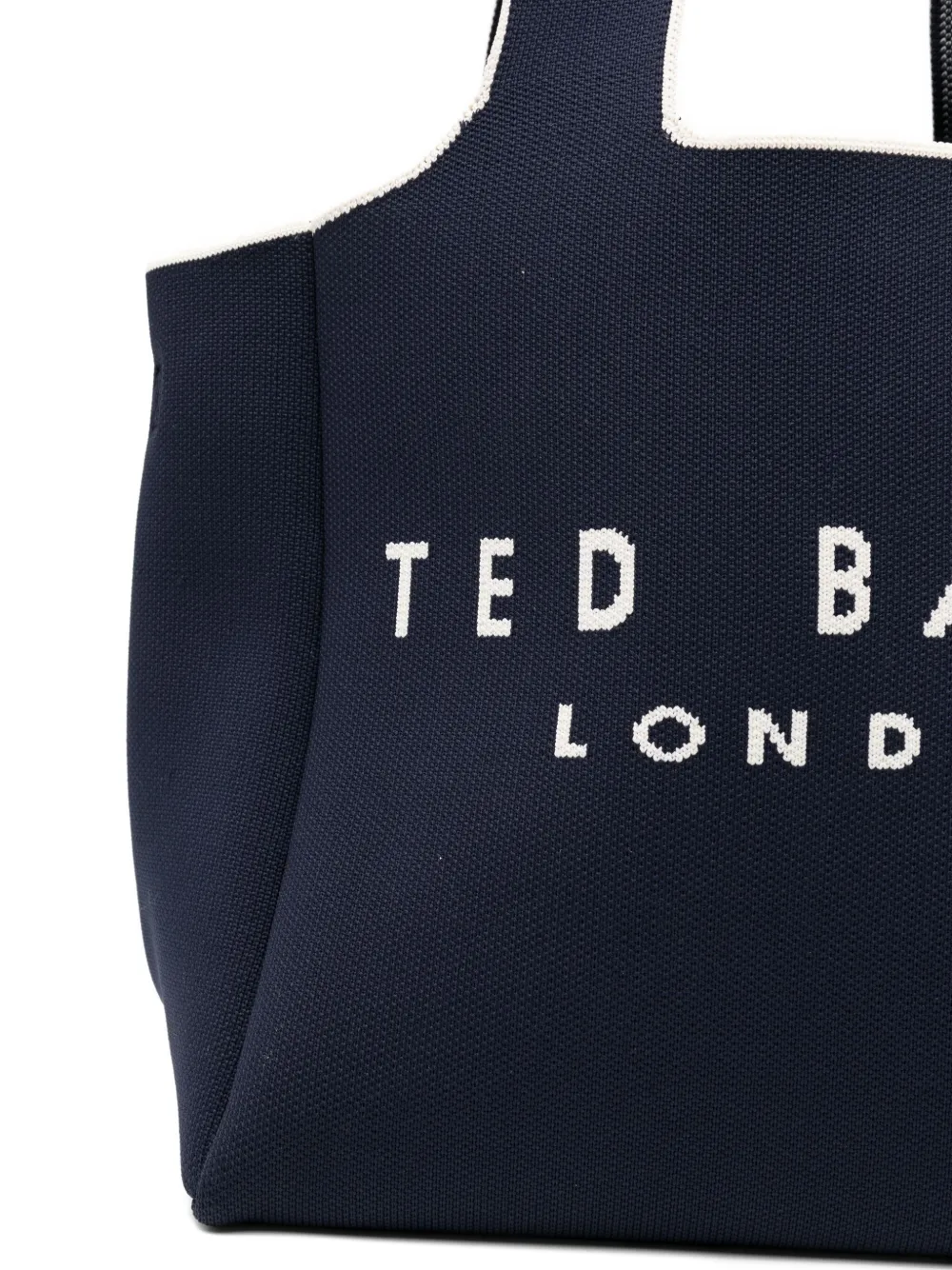 Ted Baker Shopper met geborduurd logo Blauw