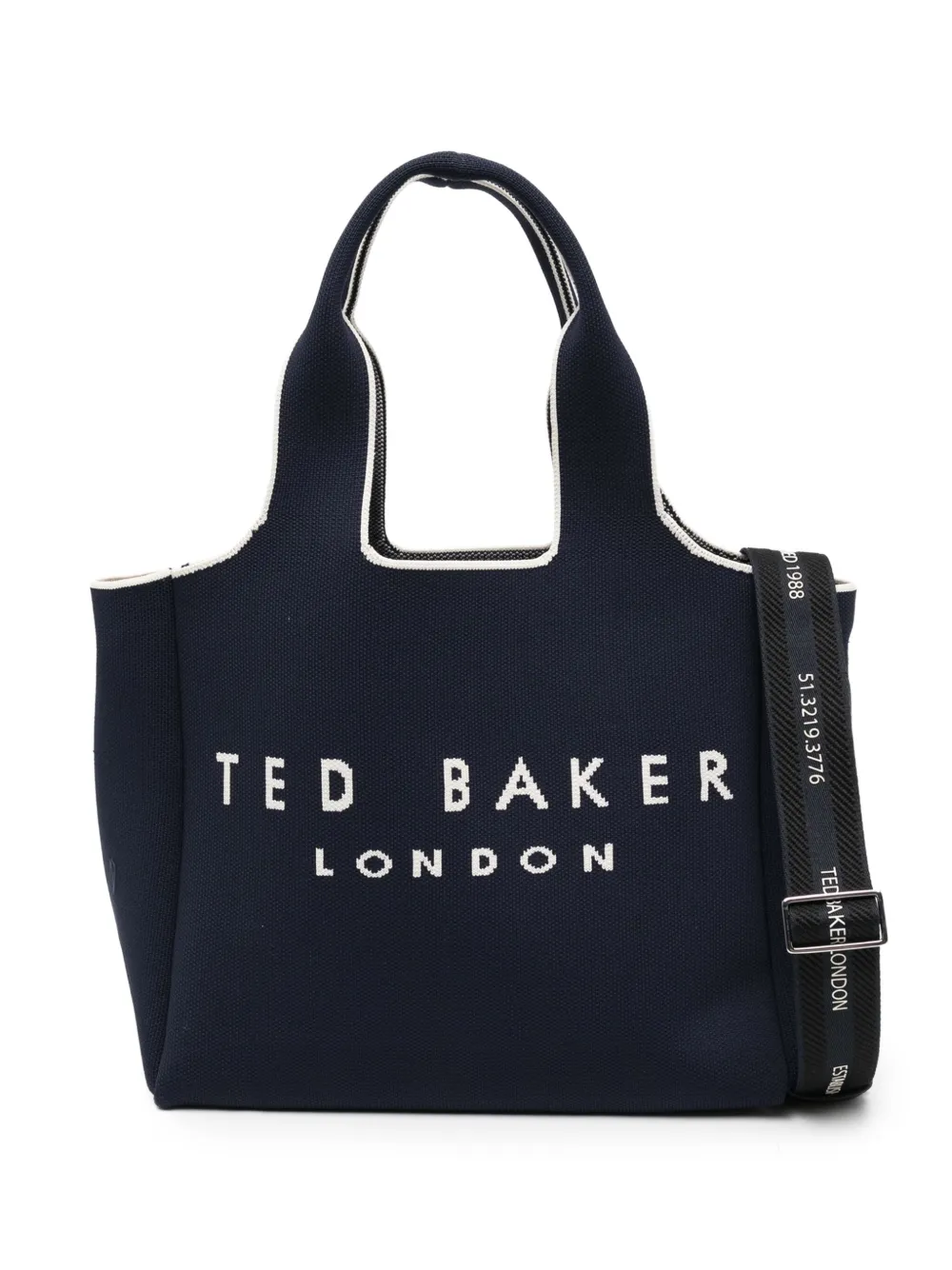 Ted Baker logo-embroidered tote bag | Blue | Image 1