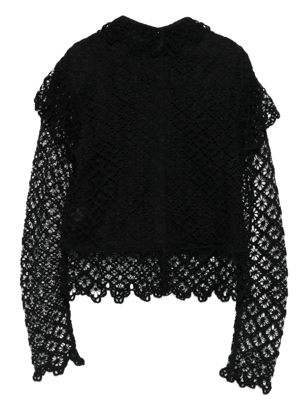 ISABEL MARANT Ludivine lace-trimmed ruffled top | Blouses | Image 2