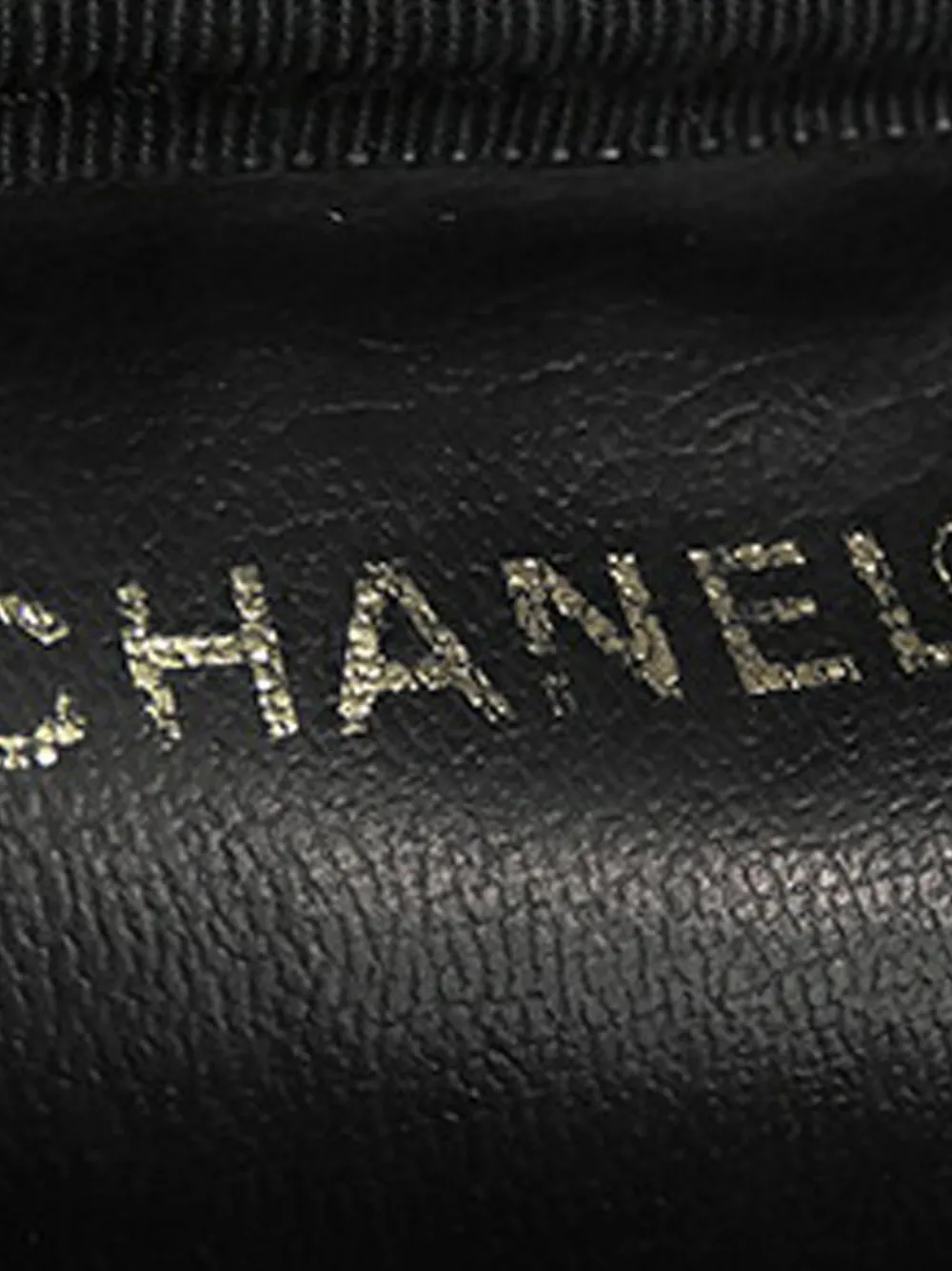 Pre-owned Chanel 1994-1996 Cc Caviar Case Vanity Bag In Black