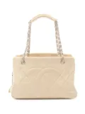 CHANEL Pre-Owned 2010-2011 Petite Caviar Timeless tote bag - White
