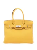 Hermès Pre-Owned 2018 Togo Birkin Retourne 30 handbag - Yellow