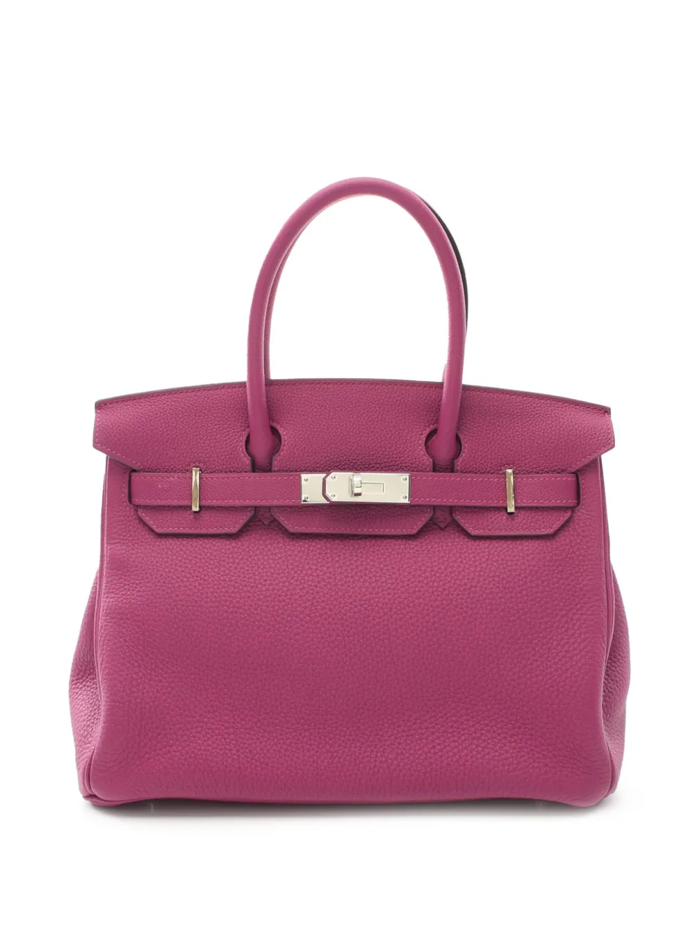 Hermès Pre-Owned 2018 Togo Birkin Retourne 30 handbag - パープル Hermès Pre-Owned 2018 Togo Birkin Retourne 30 handbag - パープル