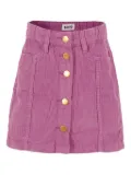 Molo button-front corduroy skirt - Purple