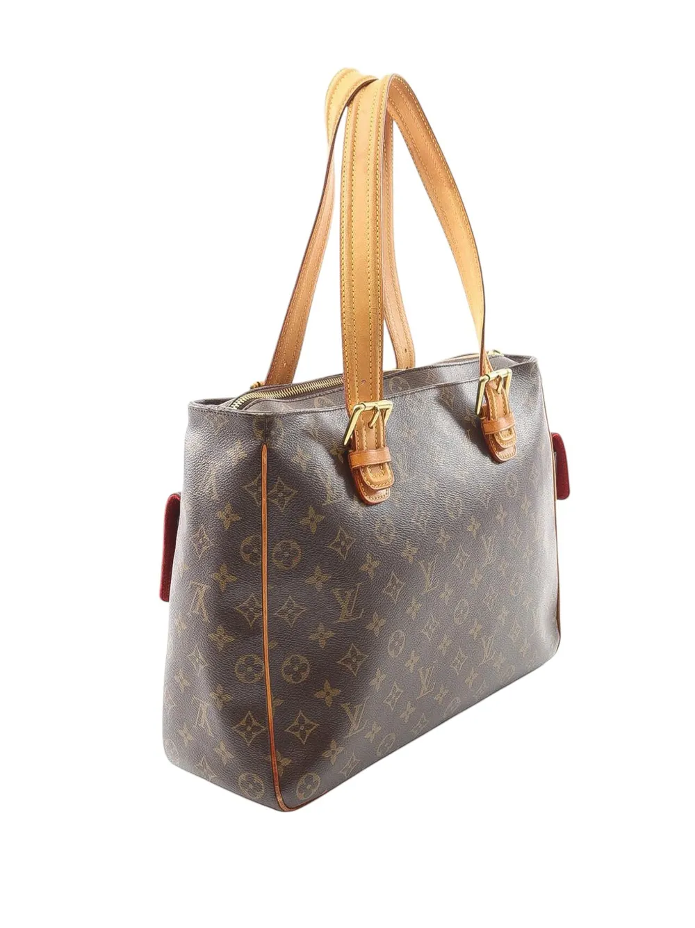Pre-owned Louis Vuitton 2005 Monogram Multipli Cite Tote Bag In Brown
